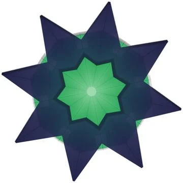 Mandala Shiny Piece Element Gradient Abstract Creative Background for Digit.. Stockillustratie