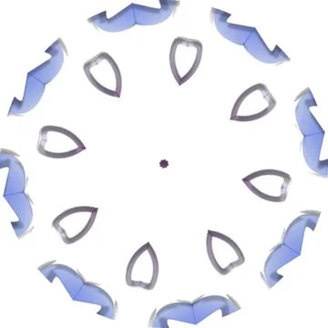 Mandala Shiny Piece Element Gradient Abstract Creative Background for Digit.. Stock Illustration