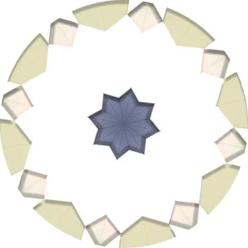 Mandala Shiny Piece Element Gradient Abstract Creative Background for Digit.. イラスト素材