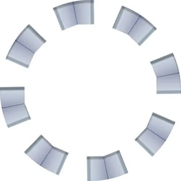 Mandala Shiny Piece Element Gradient Abstract Creative Background for Digit.. Illustrazione stock