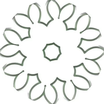 Mandala Shiny Piece Element Gradient Abstract Creative Background for Digit.. Illustrazione stock