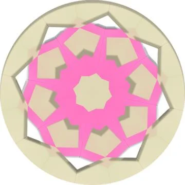 Mandala Shiny Piece Element Gradient Abstract Creative Background for Digit.. Illustrazione stock