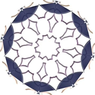 Mandala Shiny Piece Element Gradient Abstract Creative Background for Digit.. Stockillustratie