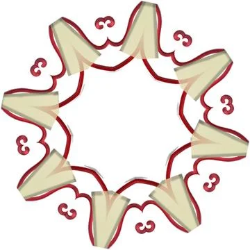 Mandala Shiny Piece Element Gradient Abstract Creative Background for Digit.. Illustrazione stock