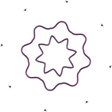 Mandala Shiny Piece Element Gradient Abstract Creative Background for Digit.. Illustrazione stock