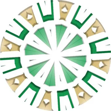 Mandala Shiny Piece Element Gradient Abstract Creative Background for Digit.. イラスト素材