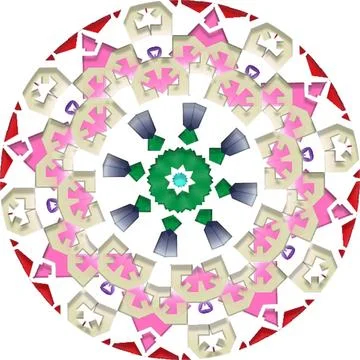 Mandala Shiny Piece Element Gradient Abstract Creative Background for Digit.. Stock Illustration