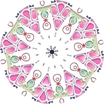 Mandala Shiny Piece Element Gradient Abstract Creative Background for Digit.. 库存插图