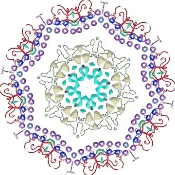 Mandala Shiny Piece Element Gradient Abstract Creative Background for Digit.. 스톡 일러스트