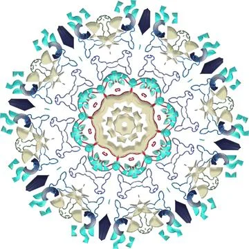 Mandala Shiny Piece Element Gradient Abstract Creative Background for Digit.. Illustrazione stock