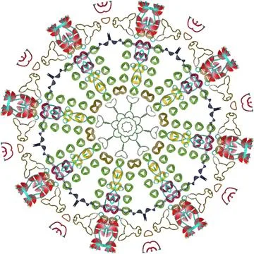 Mandala Shiny Piece Element Gradient Abstract Creative Background for Digit.. 스톡 일러스트