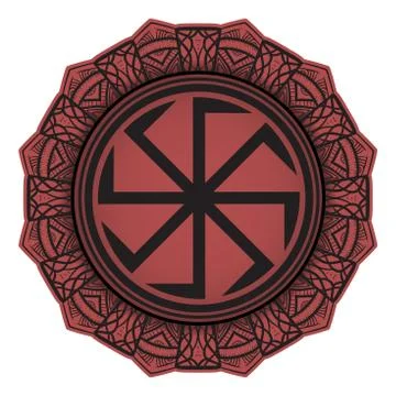 Mandala of Svarog Stock Illustration