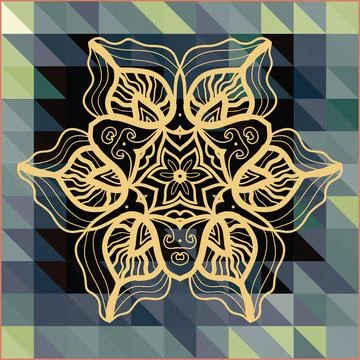 Mandala triangle vector mandala triangle vector Copyright: xZoonar.com/Dmi... Stock Photos