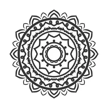 Mandala vector art illustration Stock-Illustration
