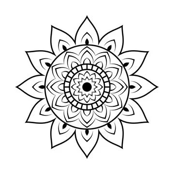 Mandala vector art illustration Stock-Illustration