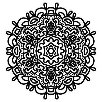 Mandala Vector Art Pattern Design 스톡 일러스트