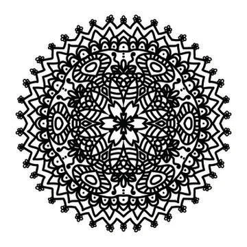 Mandala Vector Art Pattern Design 스톡 일러스트
