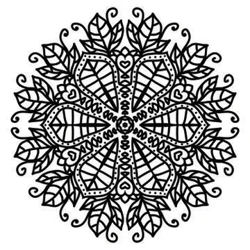 Mandala Vector Art Pattern Design 스톡 일러스트