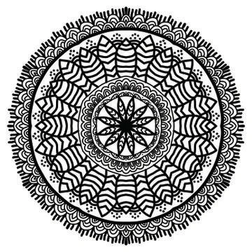 Mandala Vector Art Pattern Design 스톡 일러스트