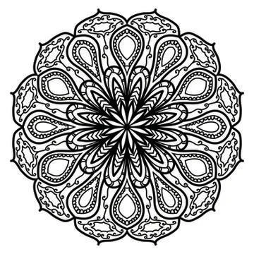 Mandala Vector Art Pattern Design 스톡 일러스트