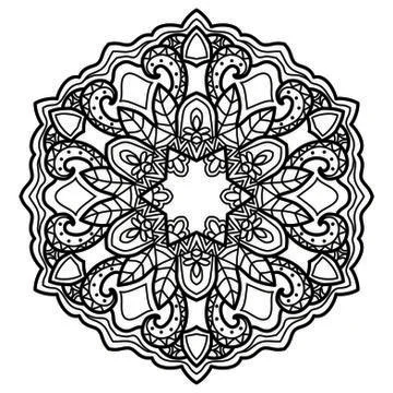 Mandala Vector Art Pattern Design Illustrazione stock