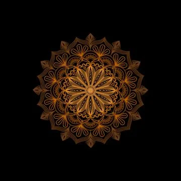 Mandala vector background Stock Illustration