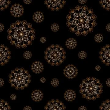 Mandala vector background Stock Illustration