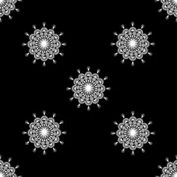 Mandala vector background Stock Illustration