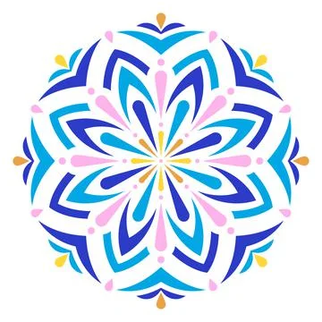 Mandala. Vector decorative elements. Oriental pattern, vector illustration. Stock Illustration