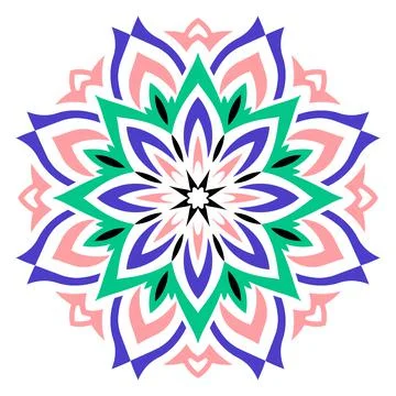 Mandala. Vector decorative elements. Oriental pattern, vector illustration. Illustrazione stock
