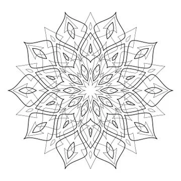 Mandala Vector Design Element Illustrazione stock