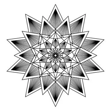 Mandala Vector Design Element Stock Illustration