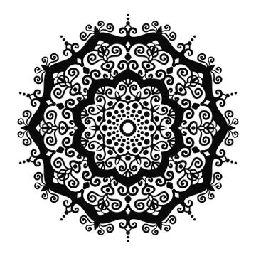 Mandala Vector Design Element Stock Illustration