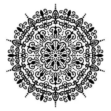 Mandala Vector Design Element Stock Illustration