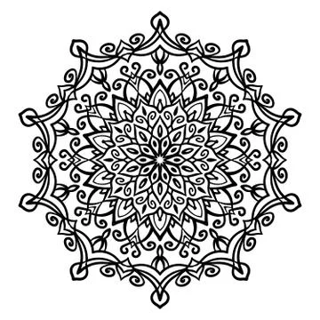Mandala Vector Design Element Stock Illustration