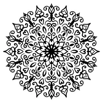 Mandala Vector Design Element Stock Illustration
