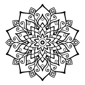 Mandala Vector Design Element Stock Illustration