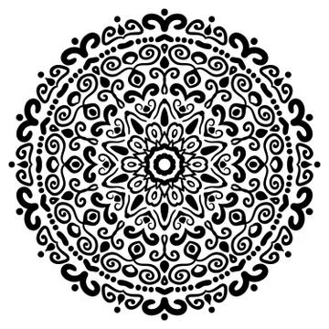 Mandala Vector Design Element Illustrazione stock