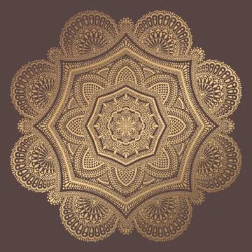 Mandala Vector Design Element Illustrazione stock