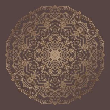 Mandala Vector Design Element Illustrazione stock