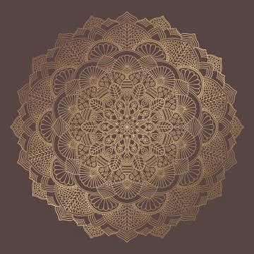 Mandala Vector Design Element Stock Illustration