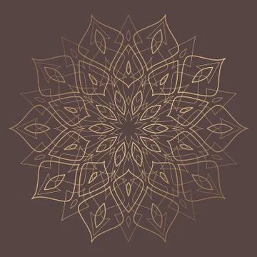 Mandala Vector Design Element Stock Illustration