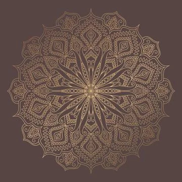 Mandala Vector Design Element Stock Illustration
