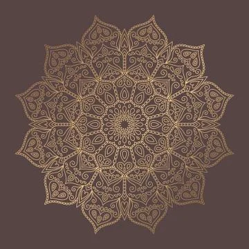 Mandala Vector Design Element Stock Illustration