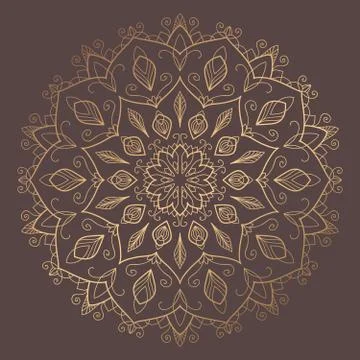 Mandala Vector Design Element Illustrazione stock