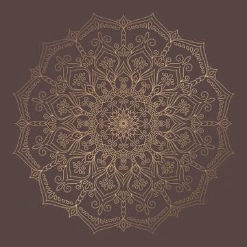 Mandala Vector Design Element Stock Illustration