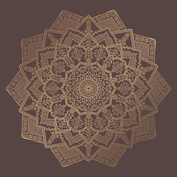 Mandala Vector Design Element Stock Illustration