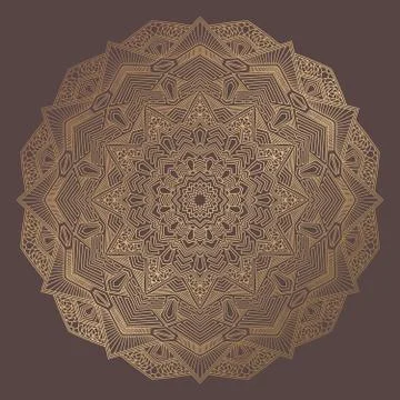 Mandala Vector Design Element Stock Illustration