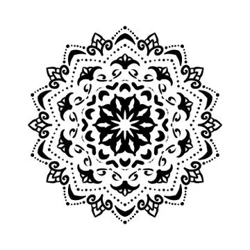Mandala Vector Design Element Stock Illustration