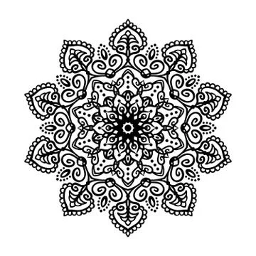 Mandala Vector Design Element Stock Illustration